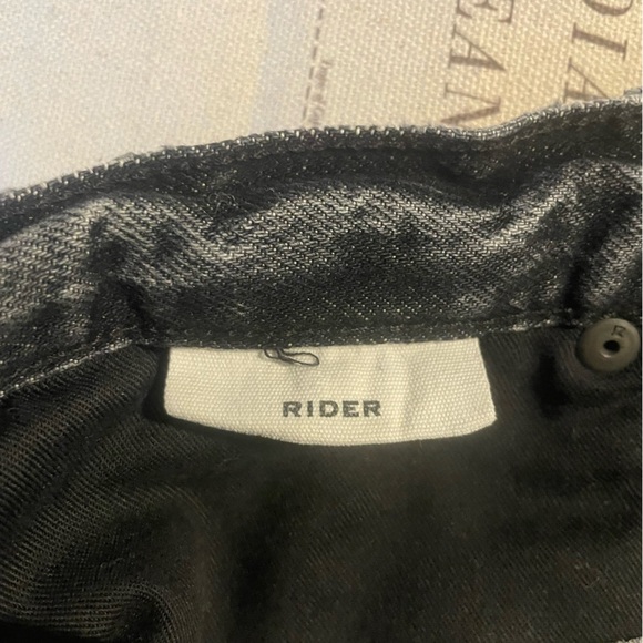 SLVRLAKE Rider Break Down Split
Hem Jeans Straight Leg Black Denim Size 31 - Picture 16 of 16